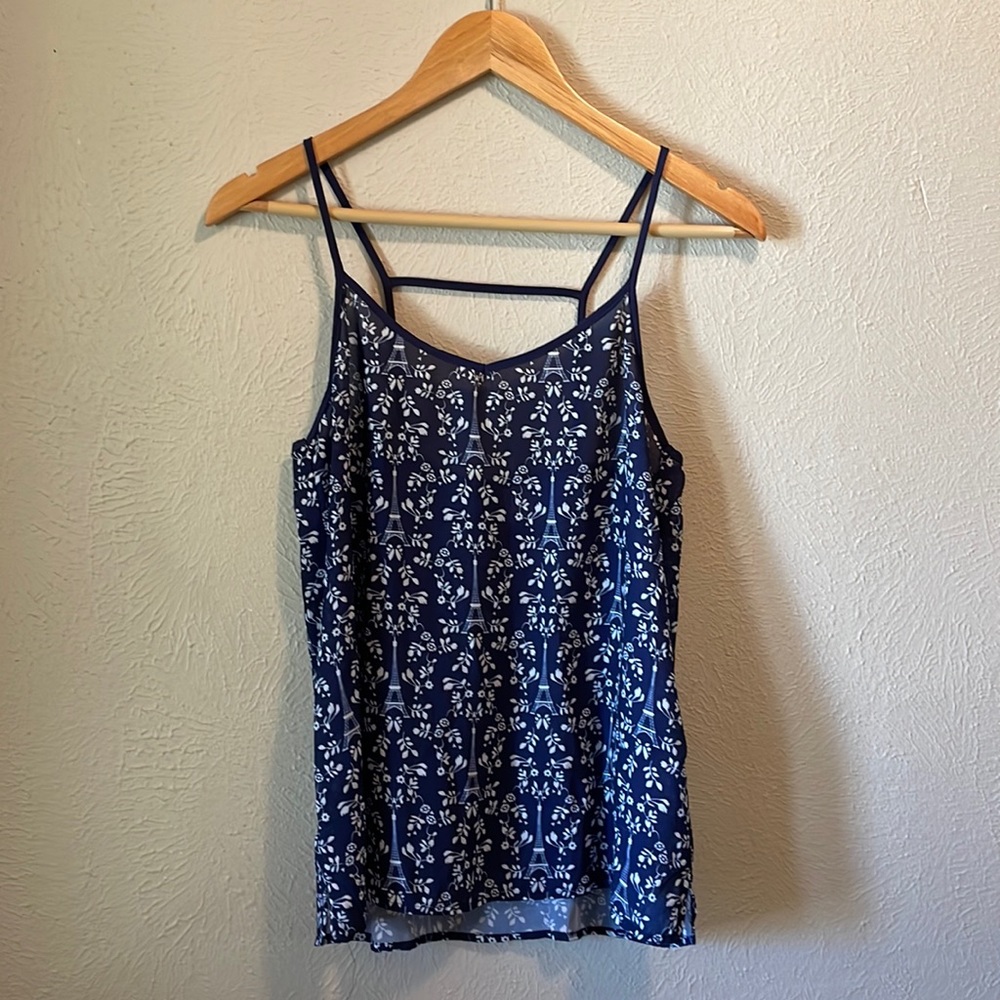 H&M Eiffel Tower Print Top